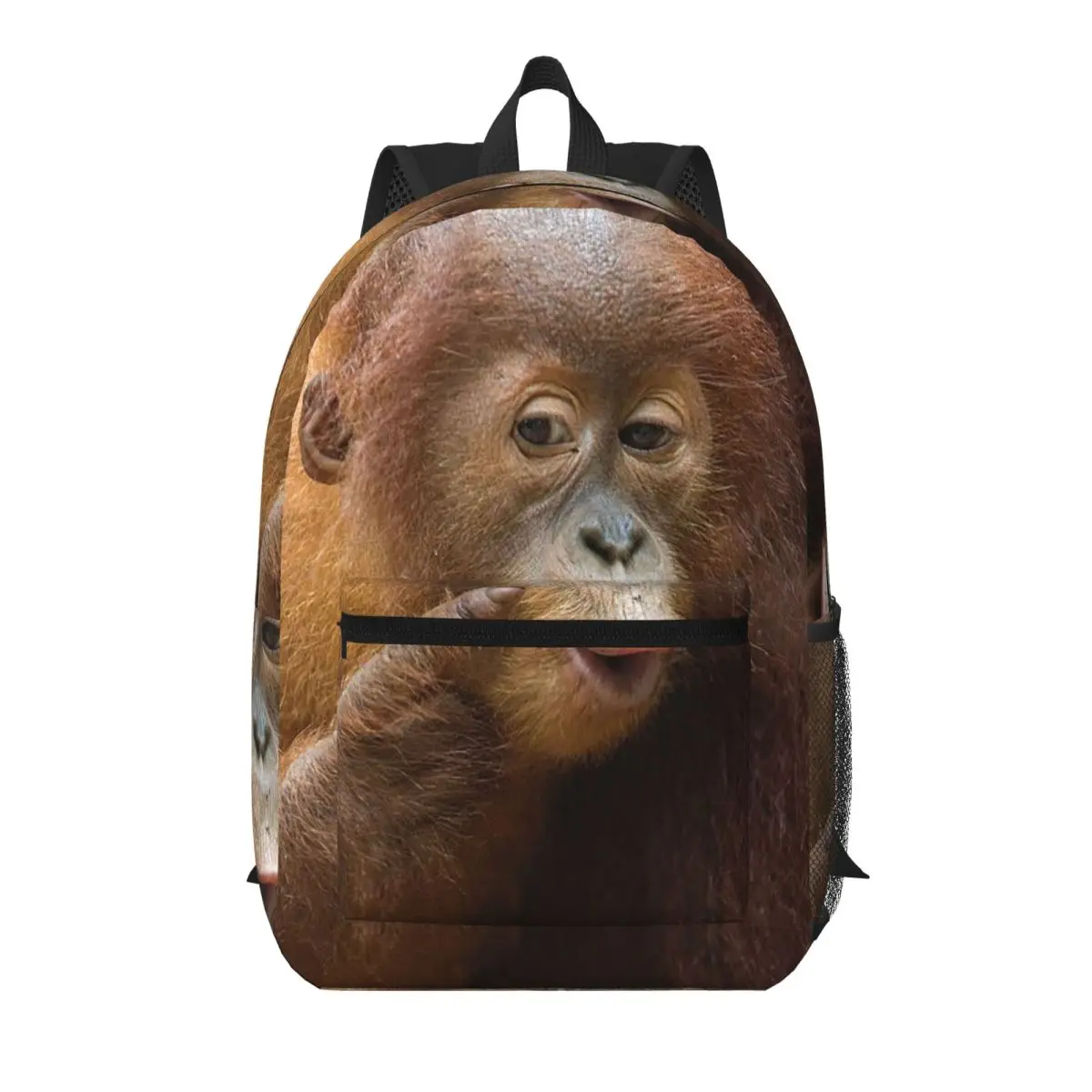

Gorilla Face Print Student Backpack School Bag Hiking Travel Daypack for Boys Girls Bookbag Shoulder Bags