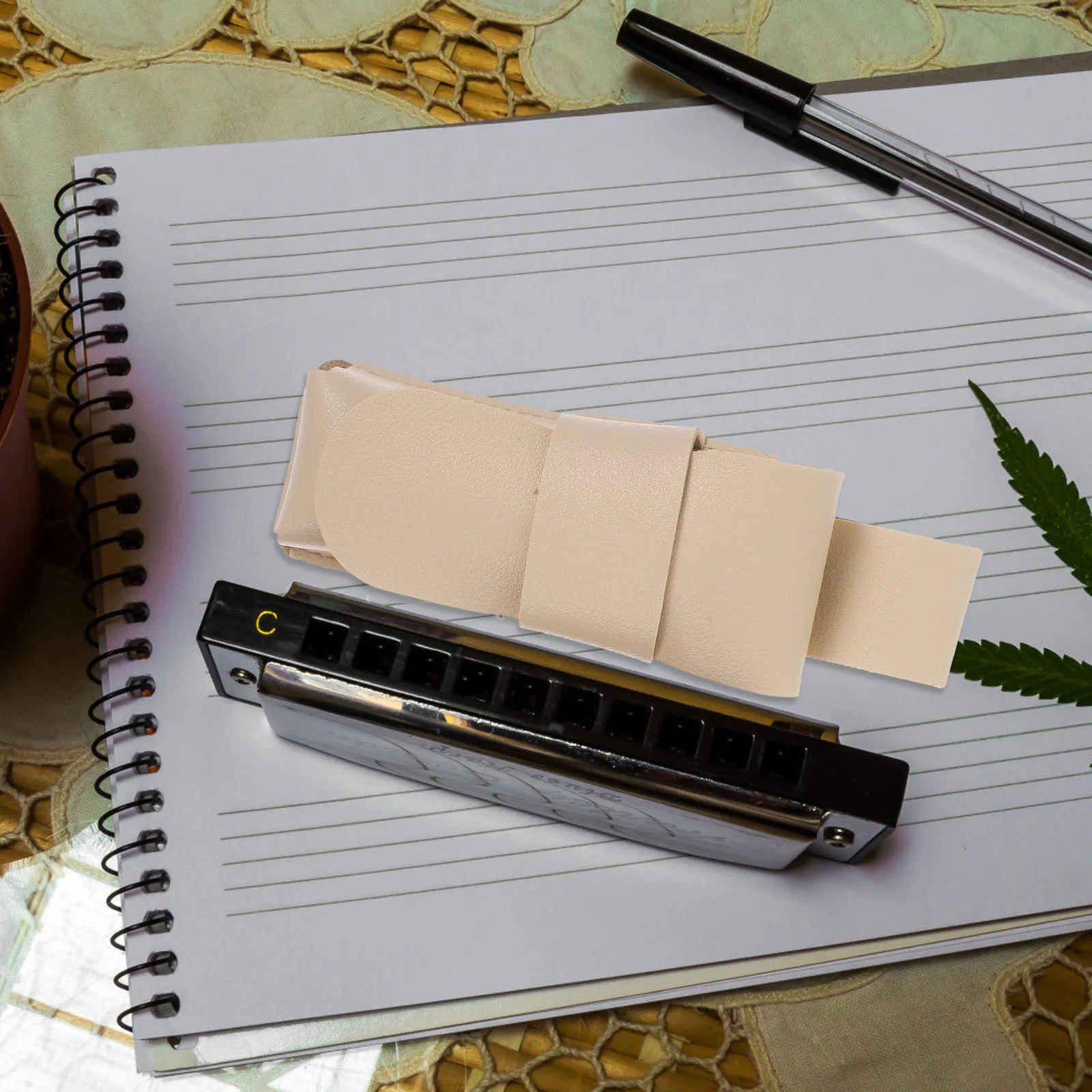 

3pcs Harmonica Case Protective Pouch Storage Bag Holder For Single Instrument Durable Scratch Resistant Convenient