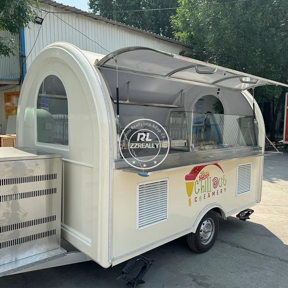 

Mobile Food Truck For Sale Street Snack Food Trailer Mobile Kitchen Fully Equipped Coffee Hot Dog Food Truck