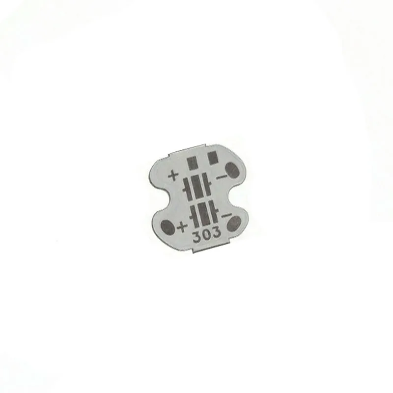 100pcs/lot 2Leds 16mm Aluminum PCB for XTE/XPG/XPE 3535/3030 High Power Leds