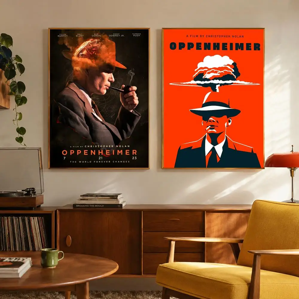 Biographical O-Oppenheimer Poster Digital Solvent Print Waterproof PP Fade-Resistant Wall Art Room Decor Gift