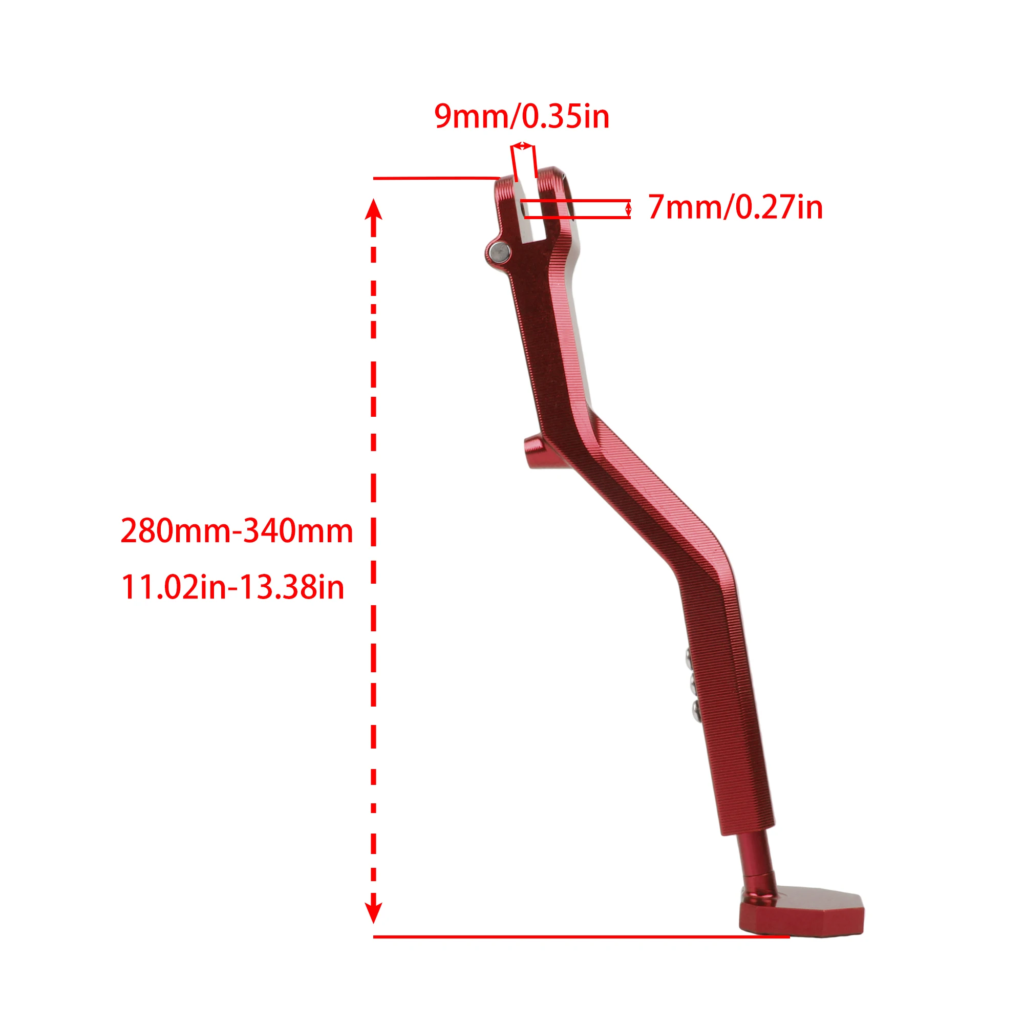 For Surron Ebike Light Bee X S Motorcycle Side Leg Talaria Sting Kickstand Foot Adjustable Dirt Bike Motocross Kickstand Parts
