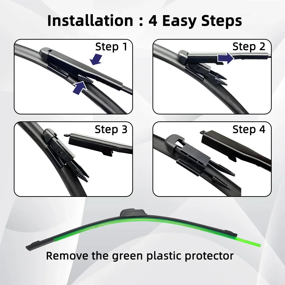 For Mercedes Benz GLA Class Sprinter Front Windshield Wiper General Motors Multifunctional Double Rubber Car Accessories