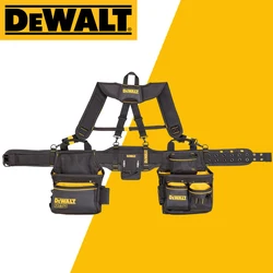 DEWALT DWST540602 Professional Tool Belt Organizer With Suspenders and 25 Pockets Heavy Duty Construction Professional Tool Kit