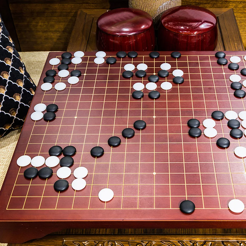 

1Set Ceramic Go Chess Pieces Smooth and Comfortable Craftsmanship for Thinking Skills Development Go Chess Stone