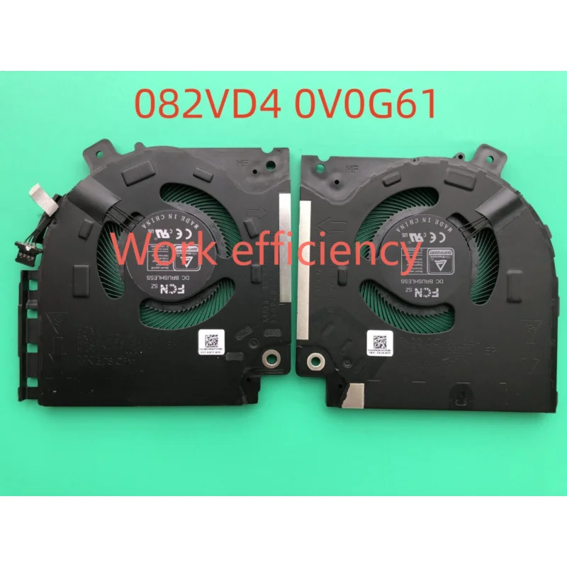 Original para Dell Alienware X15 R1 RTX30 VENTILADOR DE REFRIGERAÇÃO R L A-Pair 082VD4 0V0G61