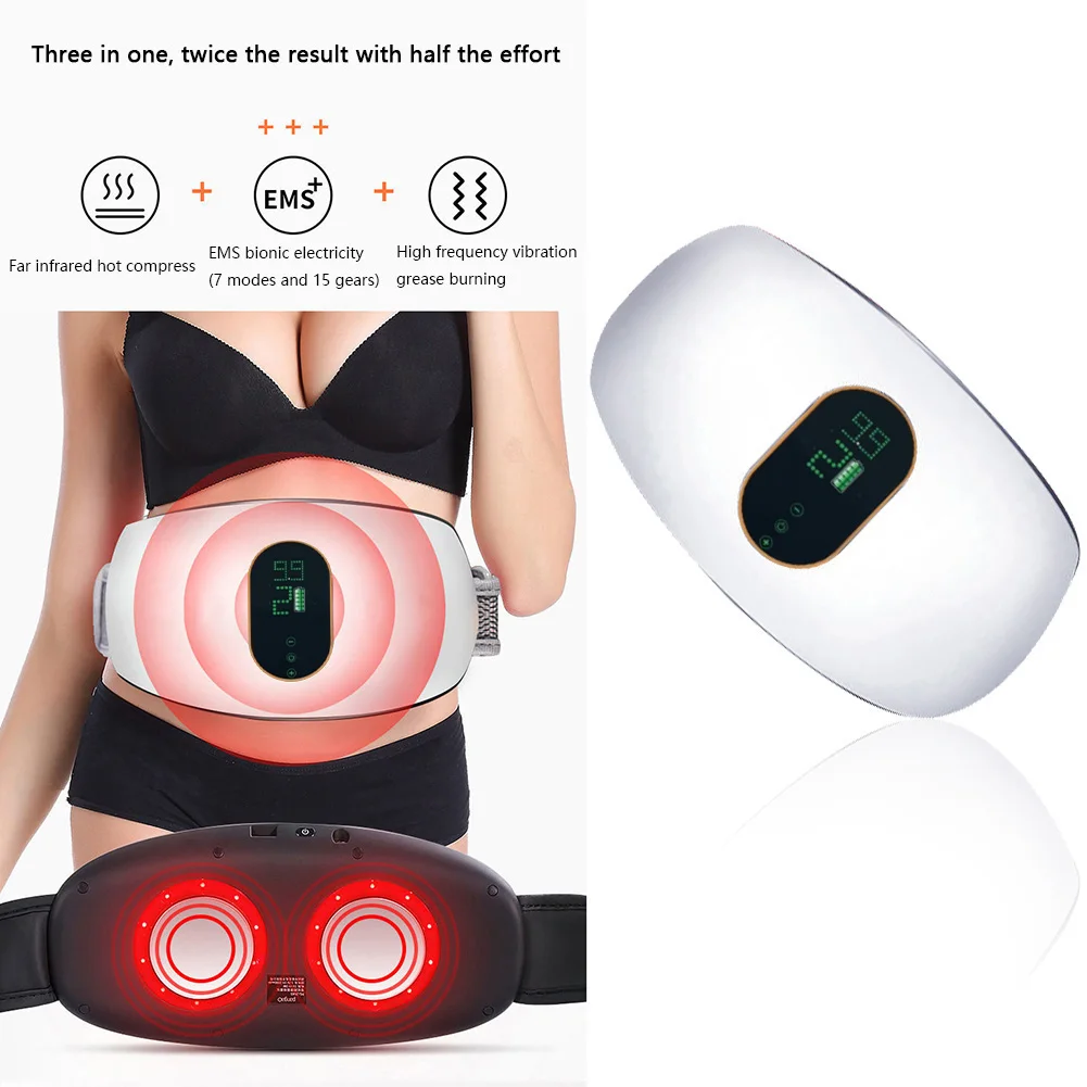 

Professional Rechargeable Waist Slimming Belt Fitness Massager Weight Loss Body Shaping Constipation Relief Instrument Device