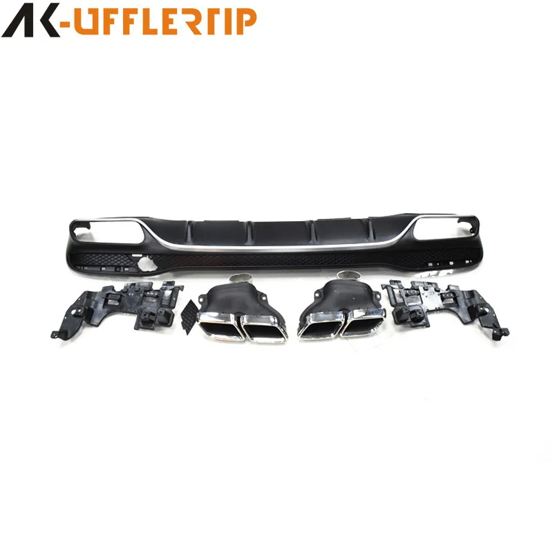 

Suitable for Mercedes-Benz GLE300/320/400/450/500 exhaust pipe modification and upgrade GLE63AMG rear lip and tail throat
