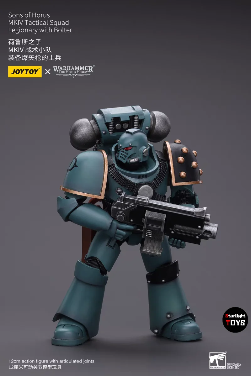 

【Доставка в течение 24 часов】JOYTOY Warhammer 40K Sons of Horus MKIV Tactical Squad, 5 шт., модель игрушечной фигурки 1/18, экшн-фигурка