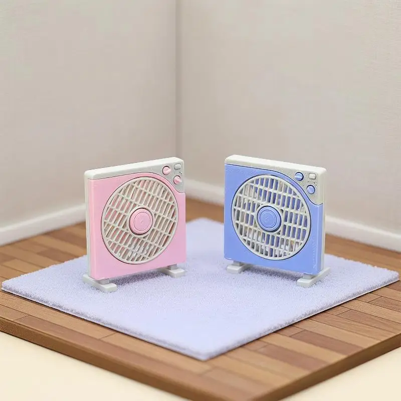 @ 1Pcs Dollhouse Mini Electric Fan Model Dolls Accessories For Dolls Doll House Furniture Toys
