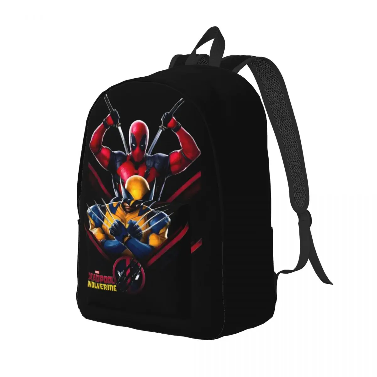 Birthday Deadpool Retro Washable Handbag Disney Marvel Deadpool & Wolverine Film Portable For Women Storage Bag Journey