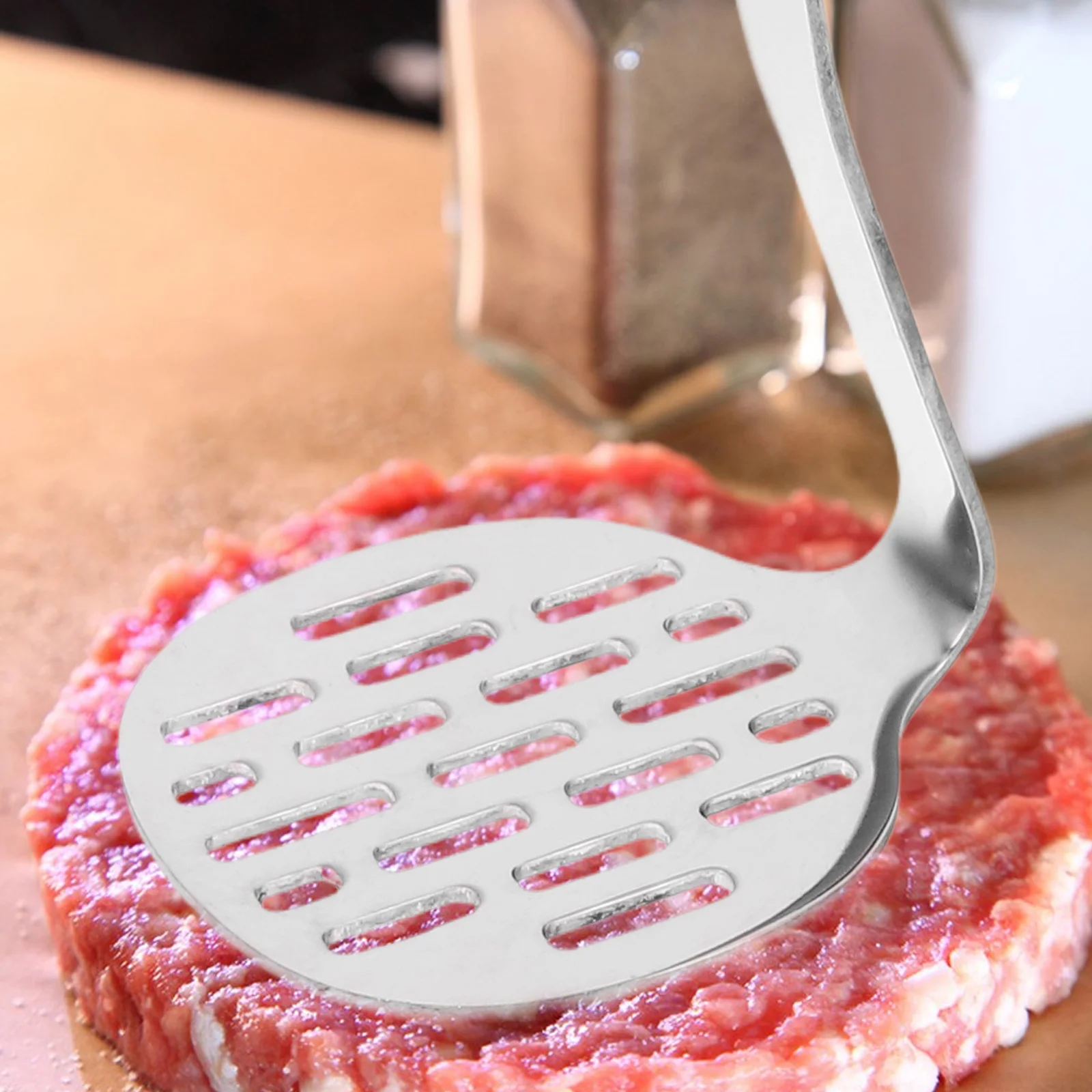 

Stainless Steel Cake Press Tool Practical Kitchenware Easy Clean Small Size Wide Application Family Outdoor Picnics