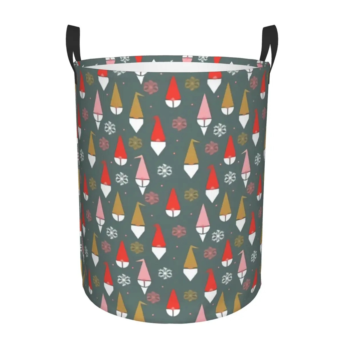 Scandinavian Santa Gnome Laundry Hamper Large Clothes Storage Basket Toys Bin Organizer for Boy Girl