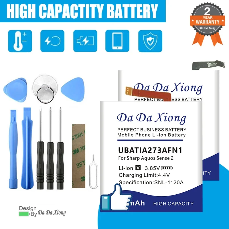 

HE384 HE355 HE349 HE391 HE312 UBATIA303AFN2 Battery For Sharp Aquos Sense Zeta SH-01H P1 P1X 2 S3 Z3 3 L900S HE355 HE384 Plus