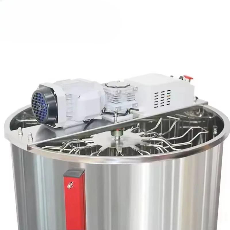 آلة معالجة مستخرج العسل ذات المكون الأساسي للمحرك 24 إطارًا معدات تربية النحل الأوتوماتيكية من الدرجة الغذائية SS