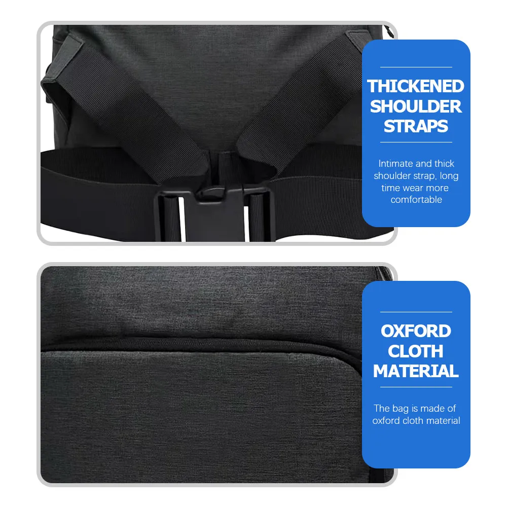 Camera Bag Single Premium Oxford Cloth Crossbody Adjustable Shoulder Strap Outdoor Travel Protection Zipper Padded Dslr Case - view 2