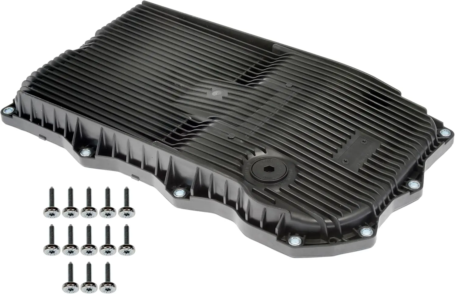 

Transmission Pan With Drain Plug, Gasket And Bolts Compatible with Select Models (OE FIX)