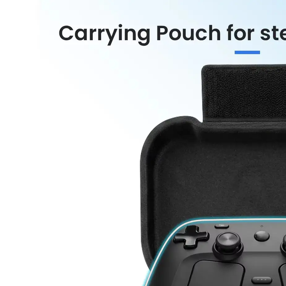 

For Steam Controller 2 2026 – Hard Oxford Cloth Travel Storage Case, Shockproof & Dustproof Protective Bag