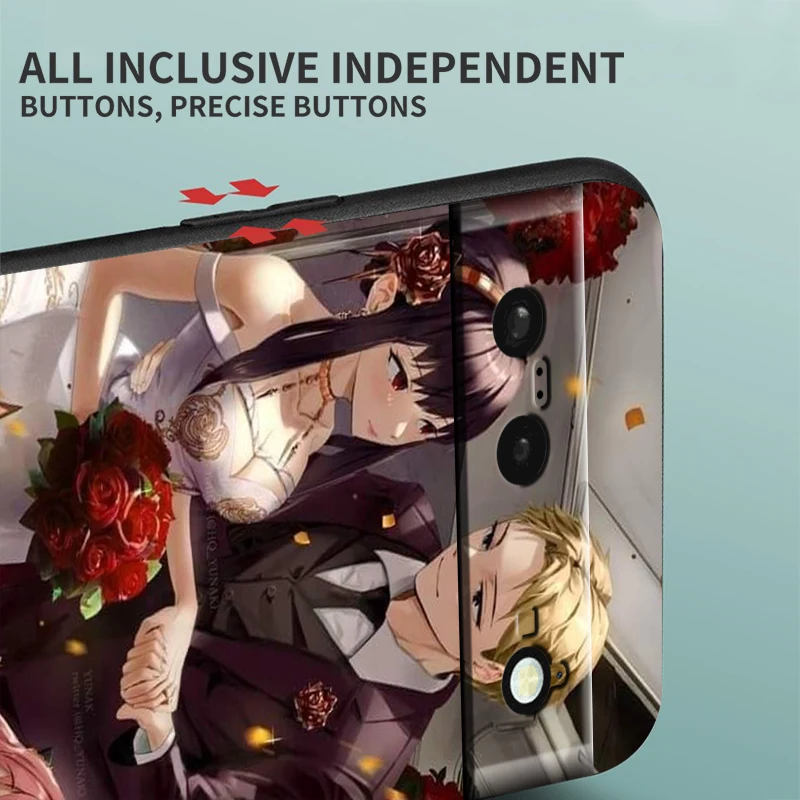 جراب سيليكون أسود ضد الكبح لجوجل بيكسل 9 ، 8 ، 7a ، 7 ، 6a ، 6 ، 5a ، 5 ، 4 ، 4a ، xl ، 5g