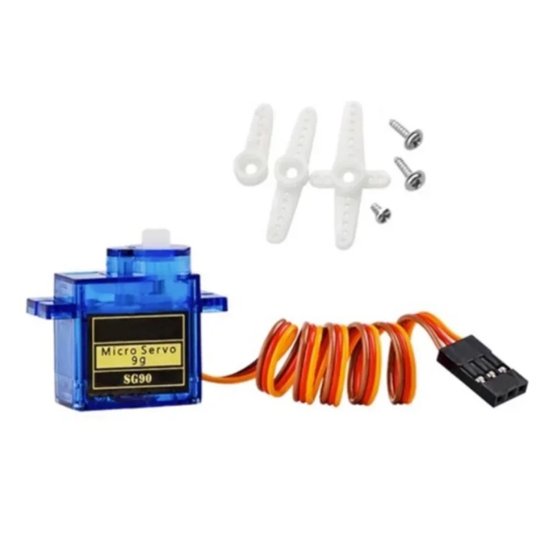1-10 pezzi SG90 9G Micro servo 180 ° /360 °   Controllo motore per giocattoli braccio robot elicottero ad ala fissa modello aereo RC