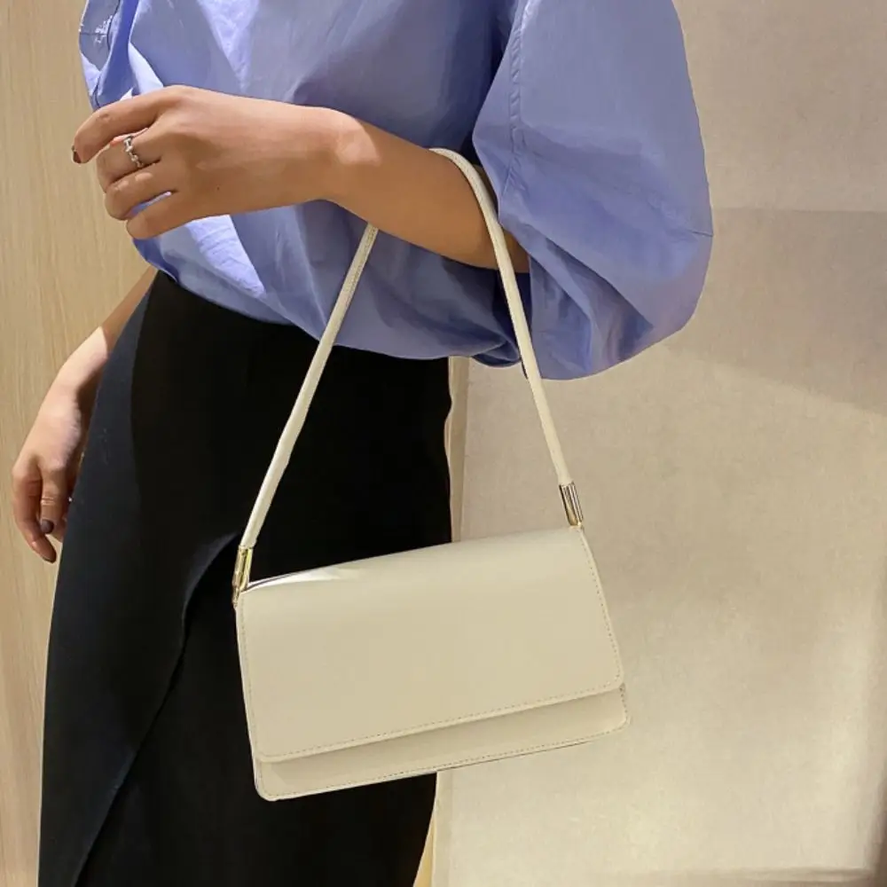 

Candy Color Girls Simple Shoulder Bag Large Capacity Phone Bag PU Leather Crossbody Bag Handbag All-match Small Square Bag