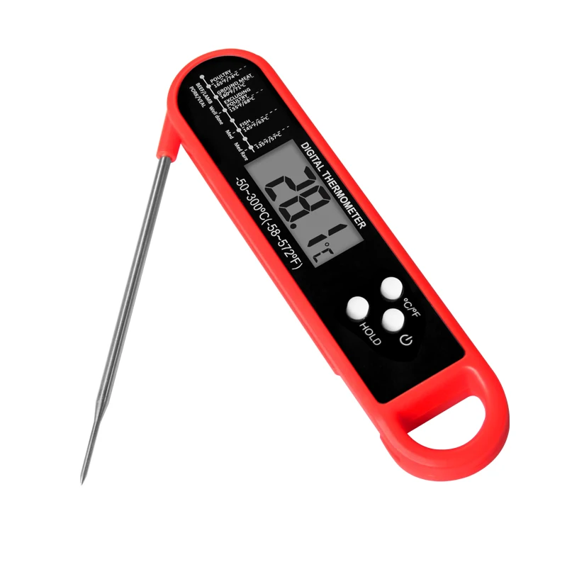 Digitales Küchenfleischthermometer mit Touchscreen-LCD-Display und Timer-Kochmodus zum Grillen – Präzisionssonde – Detail 13