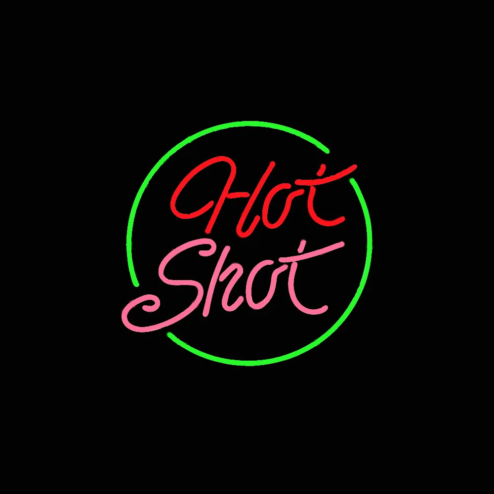 Hot Shot Neon Light Sign Custom Handmade Real Glass Tube Beer Bar Store Advertise Party Music Room Decor Display Lamp 14