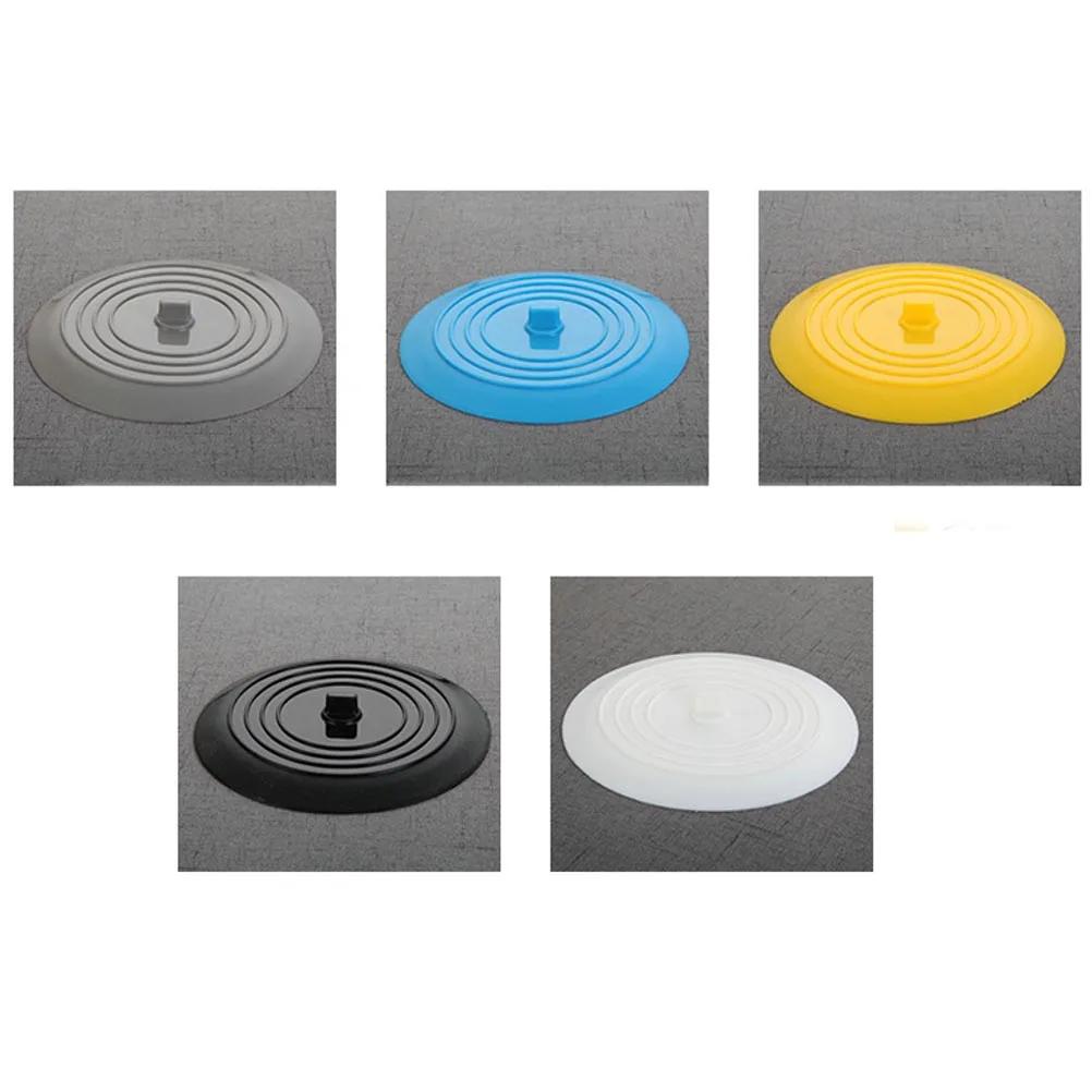 

Drain Plug Sink Stopper Bath Covers Strainer Round Tub Bathroom Floor Hair Blocker Insect Proof Easy Install Remove Kitchen Use