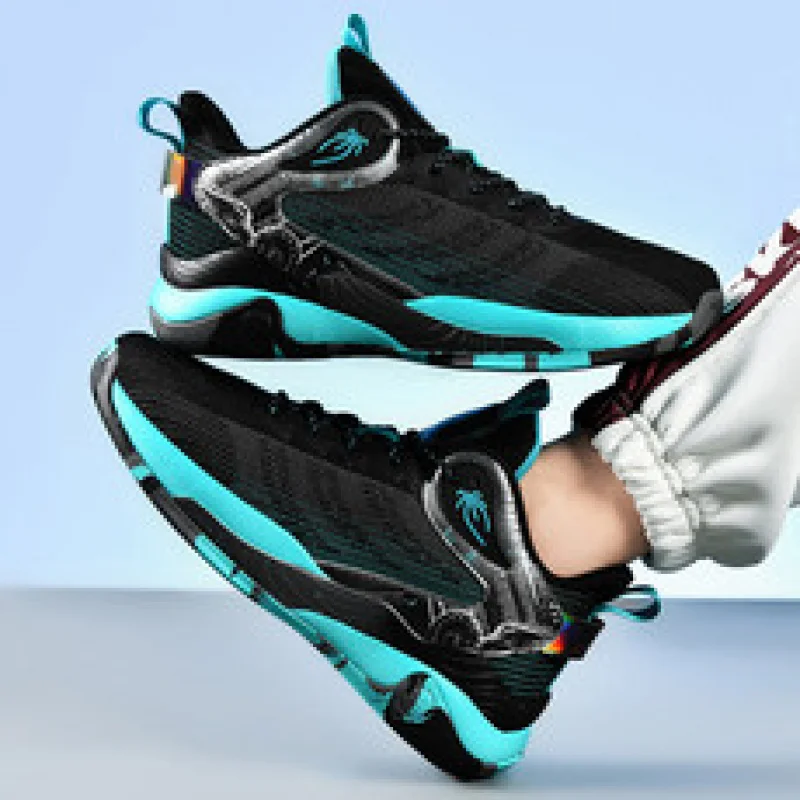 أحذية رياضية وترفيهية، أحذية رجالية، أحذية ماراثون كبيرة الحجم مبطنة بالهواء، مطاط منسوج لجميع المواسم، مقاومة للاهتراء، مضادة #6