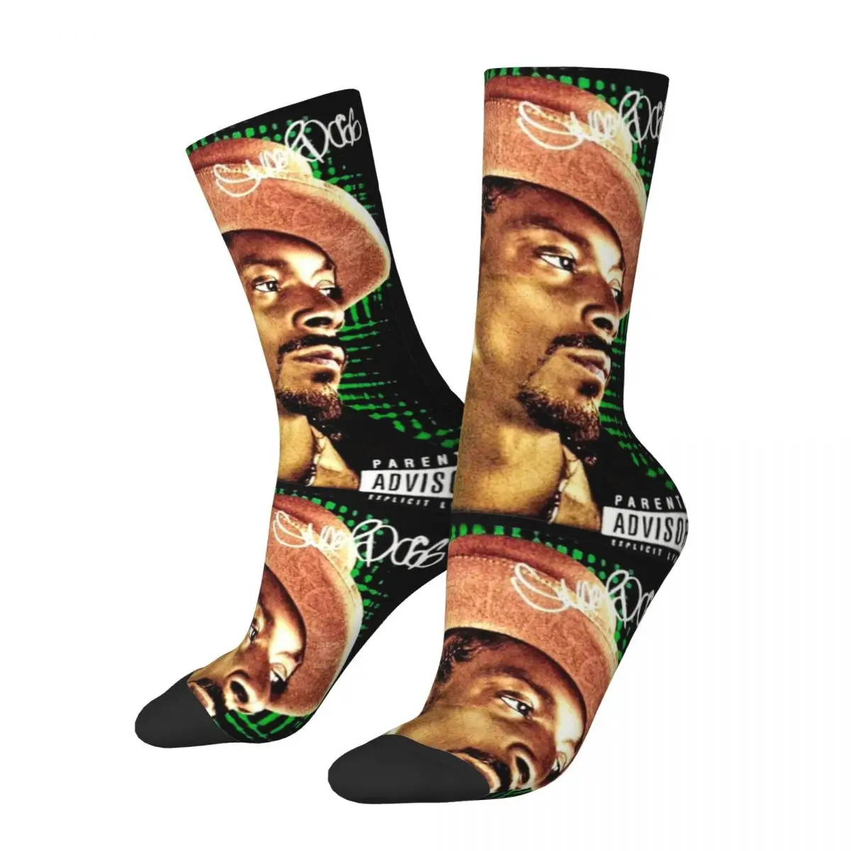 

Winter Warm Cool Men's Women's Hip Hop Snoop Dogg Socks Music Non-slip Skateboard Socks