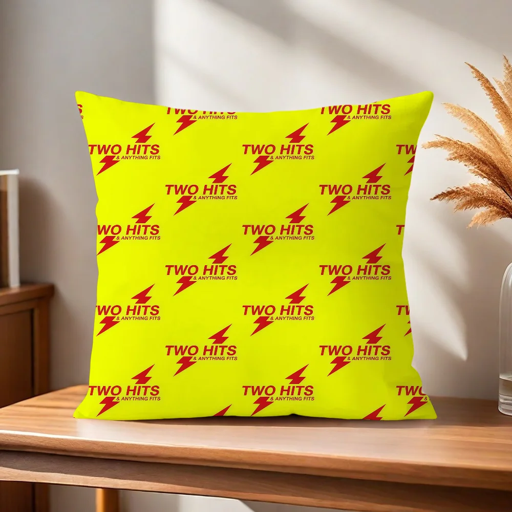 Zwei Hits und alles passt Kissenbezug Kissenhülle für Zuhause Sofa Wohnzimmer Büro Café Auto Kissenbezug – Detail 4