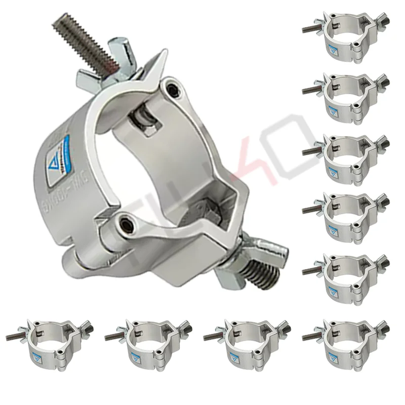 

10PC Aluminum Alloy Stage Lights Truss Clamp DJ Light Clamp Hanger Hook Bracket For LED Moving Head Beam Spot Clamps 48-51mm