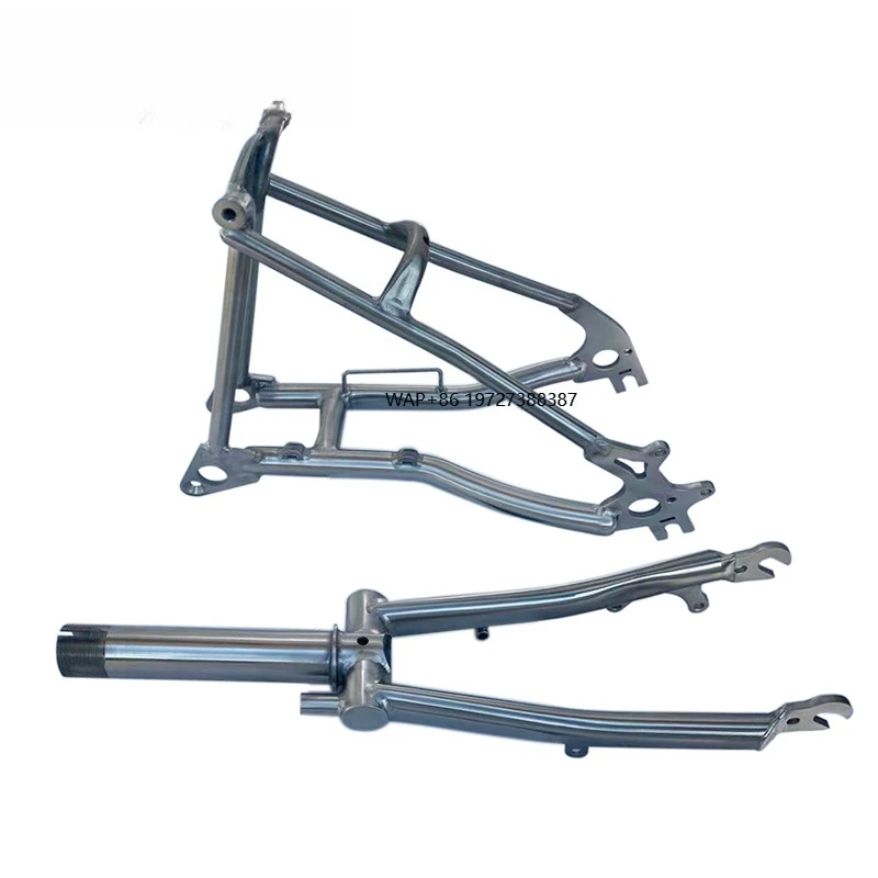 

Alloy Folding Bicycle Frame Disc Brake Front Fork and Rear Fork 16 Inches and 20 Inches