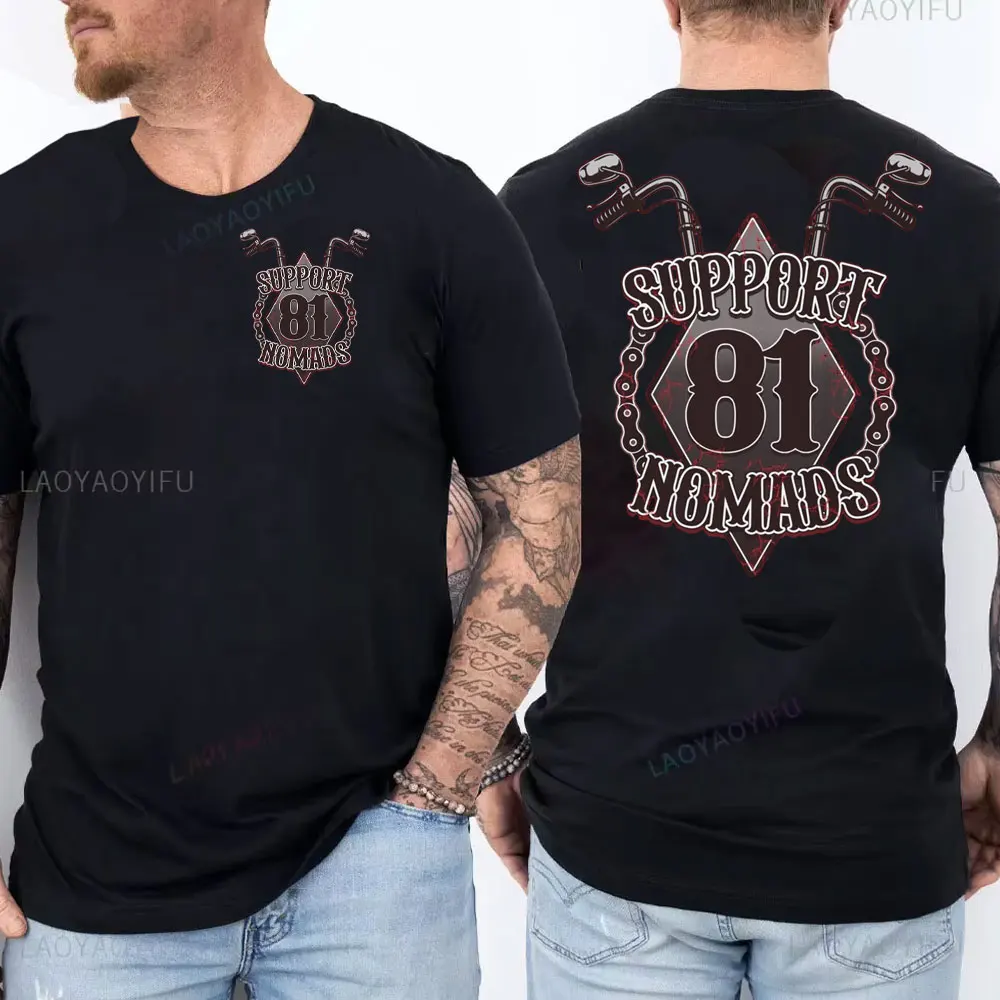 Hells Angels T Shirt Cotton Top Sales Shirt N12 Graphic T Shirts Men Clothing 81print Shirts Streetwear Support 81 Club Tee Tops