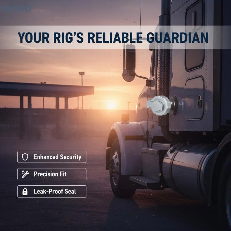 【CR】Universal Gas Fuel Cap Locking for Isuzu NPR NKR NQR Truck Diesel Secure Tank Cover Durable Replacement