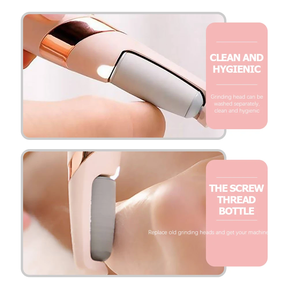 

6pcs Replacement Heads Electric Grinder Tools Pedicure Roller Hard Electronic Foot File Head Skin Care Nail File Accessories