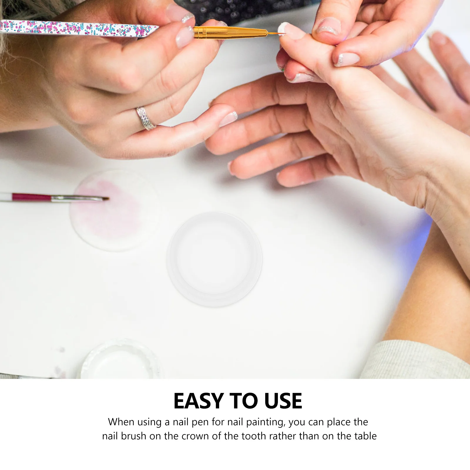 

2 шт., акриловая жидкость, блюдо Dappen, высококачественное стекло, чашка для дизайна ногтей из нержавеющей стали, универсальная акриловая пудра, чашка для маникюра