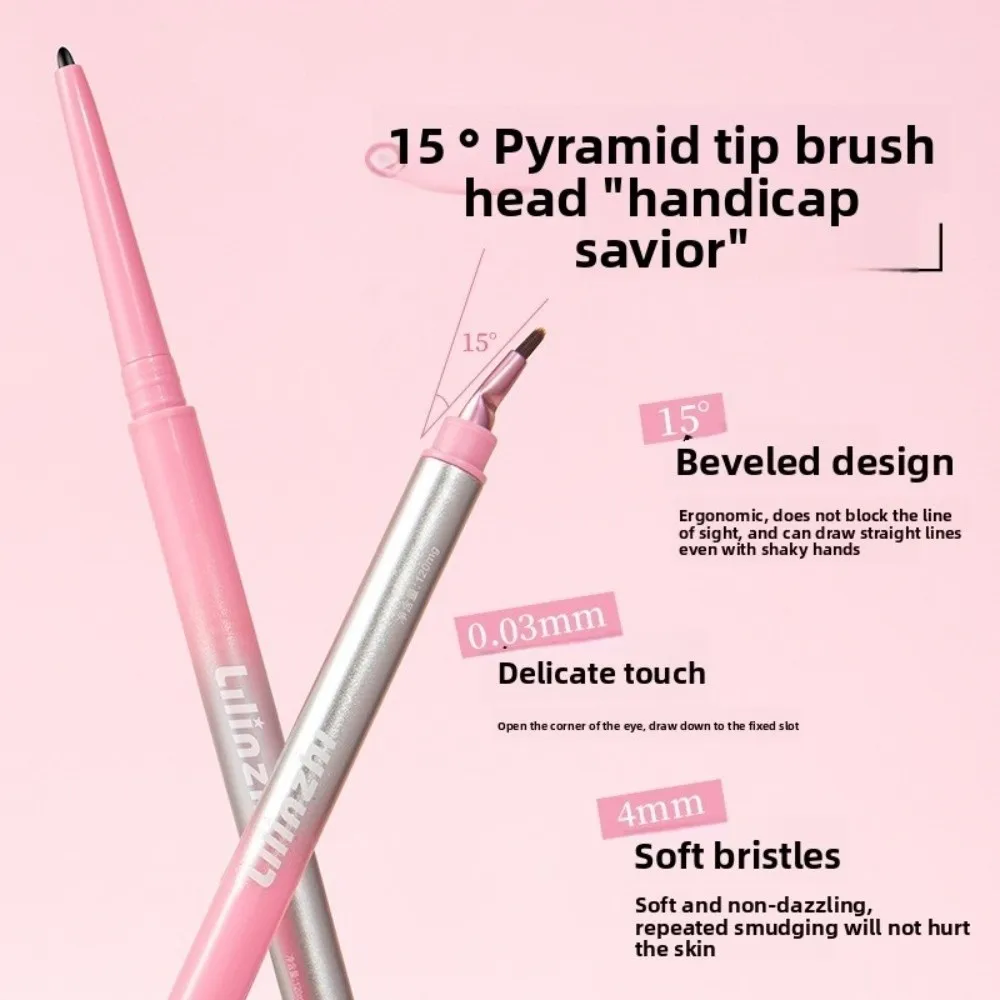 Gifts Double-headed Eyeliner Gel Pen Waterproof Sweat-proof Eyeliner Pen Makeup Tool With Folded Corners Long-lasting Eyeliner