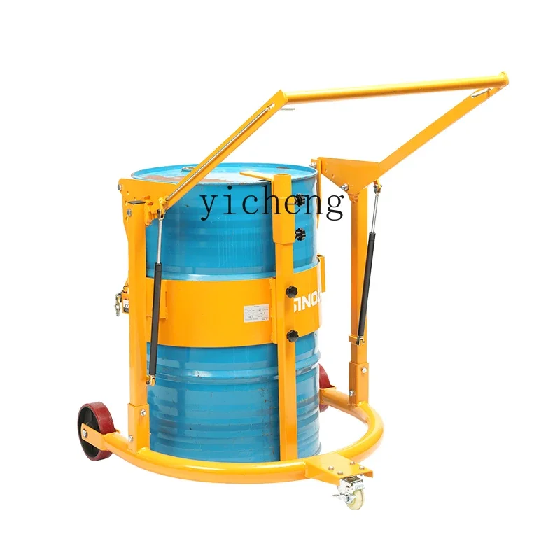 TQH oil drum, oil pouring rack, truck fixture 200 liters, flip dumping truck, dump truck manual model