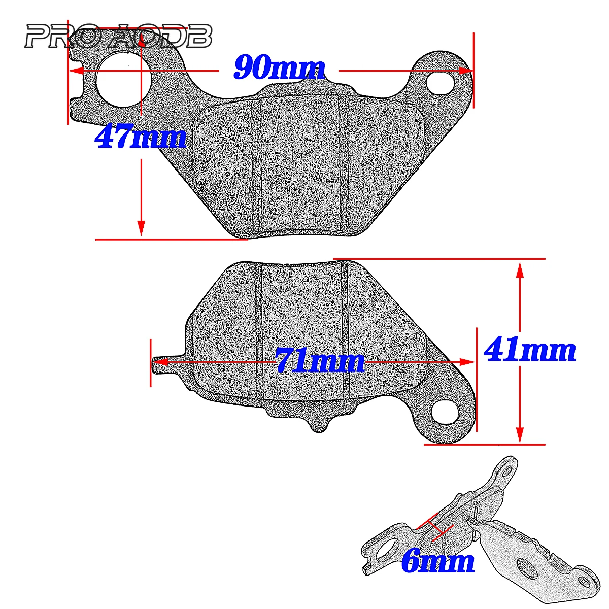 Electric Motorcycle Accessories Front Rear Brake Pads For Super Soco CU1 CU2 CU3 CU Scooter Metal & Brass Alloys Accessories