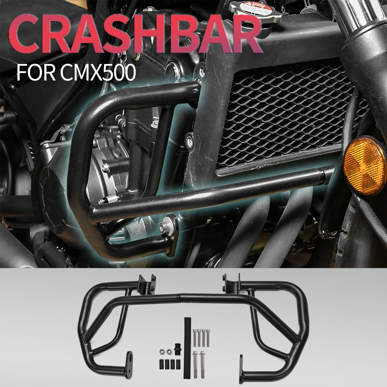 

Для Honda Rebel 500 CMX CMX 500 2017-2024 2018 2019, аксессуары для мотоциклов, защита двигателя, рамка, бампер, защита от падения