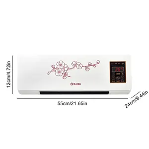 Mini remote control cold air conditioner, wall heater, touch screen, electric house, cooling, heating, second gear, 1800w Main Main Sales Mini Wall Air Conditioning - №2