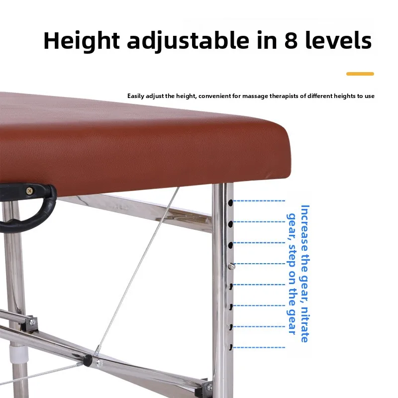 Multifunctional Portable Thermal Jade Massage Bed Table White Spa Facial Folding Wood Stretcher Metal Material Milking Lash Sale
