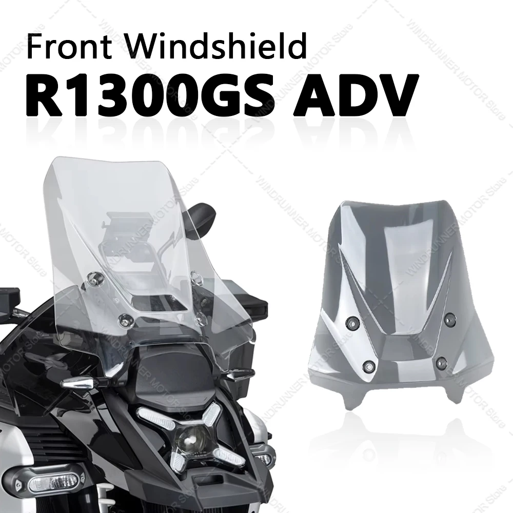 

For R1300GS/ADV 2024-25 Motorcycle Front Fairing Windshield Raised and Widened Motorbikes Deflector Windshield Deflector
