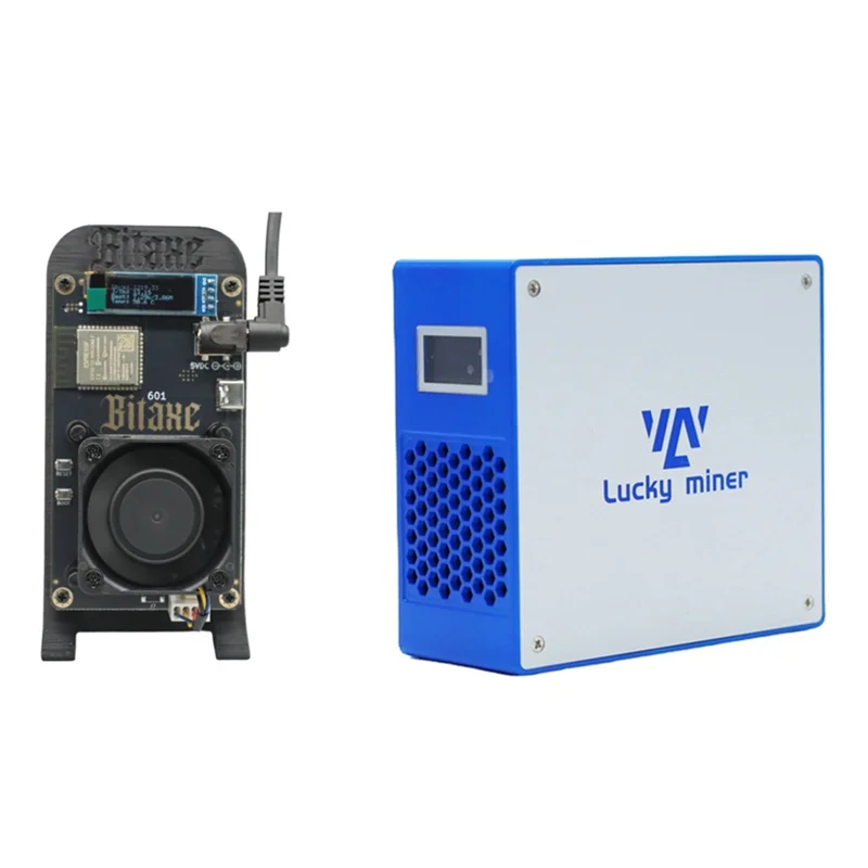 

Classic-LV07 V7 Lucky Miner 1TH/S BTC Solo Miner + Bitcoin Gamma 601 1.2TH/S 18 Вт BM1370 Asic Chip BTC Crypto Asic Miner AU Plug