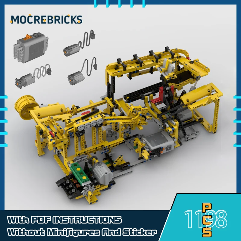 

Мощность GBC Transfer Lift Arm Модель Шаровой пропускной модуль Сборка MOC Строительные блоки Технология Кирпичи Игрушки Рождественские подарки