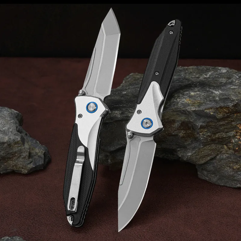 

Складной нож Free Wolf SJ01 с клинком D2 59HRC и рукоятью G10 для кемпинга, охоты, рыбалки, туризма, выживания на природе, EDC