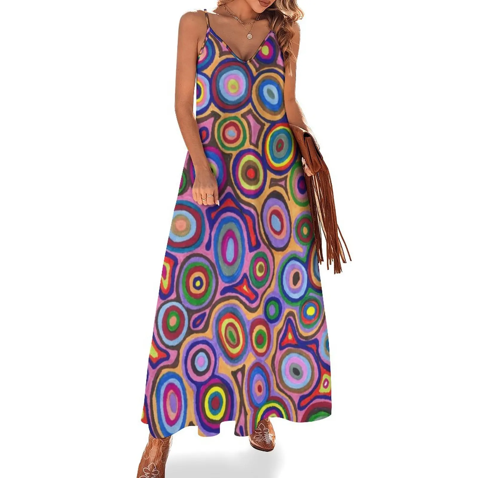 

Kabi Kabi Sunrise Sleeveless Long Dress beach dresses Long veiled dresses Dress