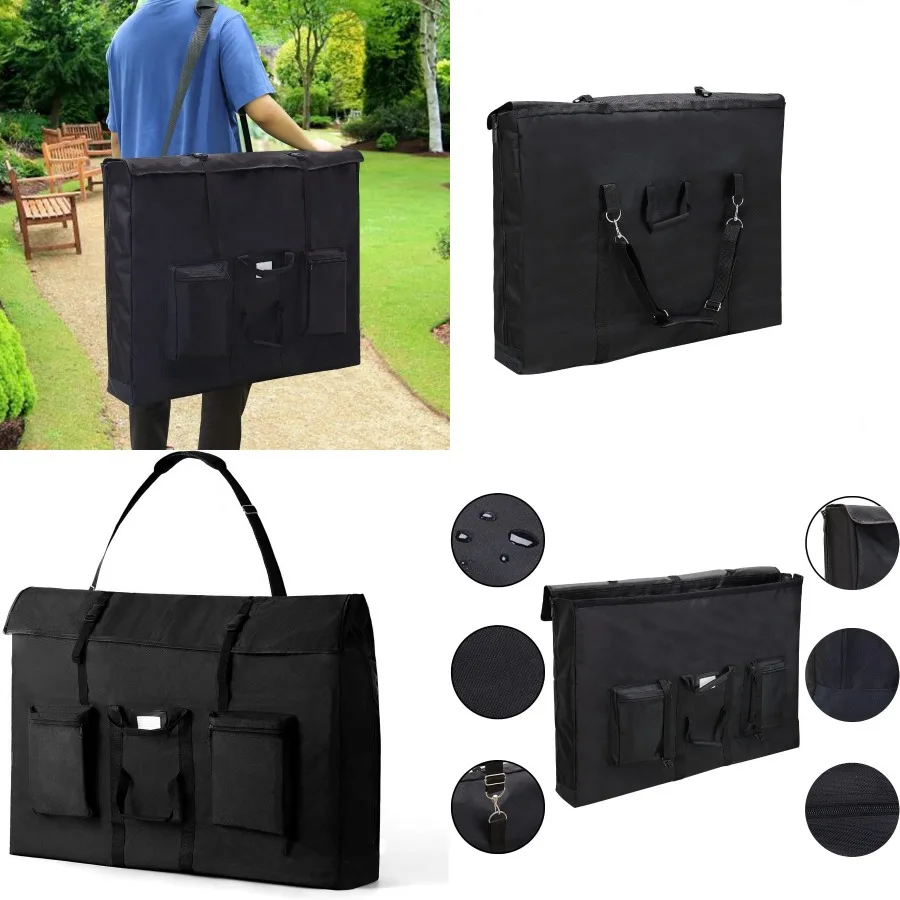 Custodia per portafoglio artistico oversize premium 24 x 36 x 6 pollici 25 x 37 Actual - Custodia protettiva impermeabile su un lato morbido con spalla Stra