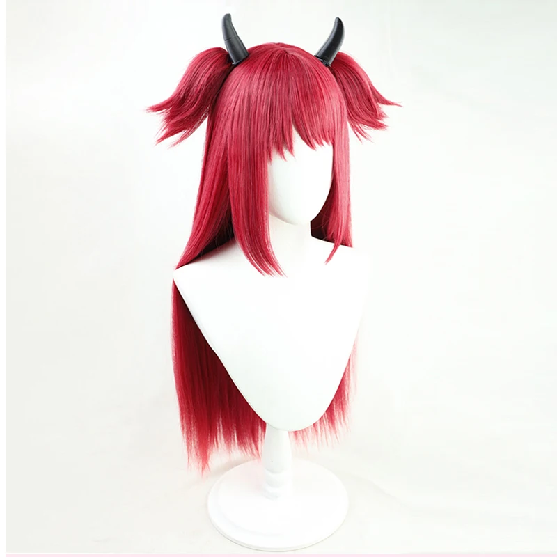 Virtual YouTube Vtuber Yumemi Lorea Cosplay Wig Halloween Carnival Party Props Synthetic Hair Heat Resistant Fiber + Wig Cap